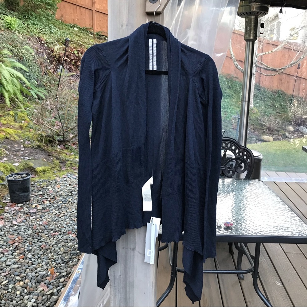 RICK OWENS Blue Cardigan - Brand NEW!